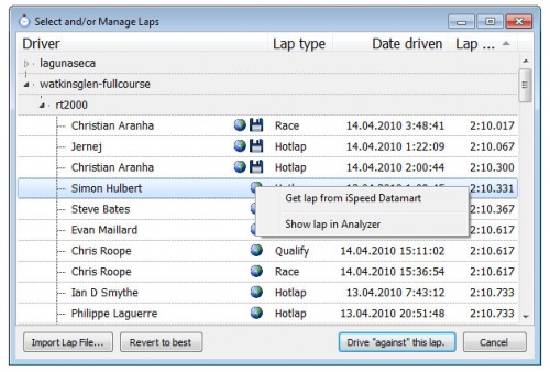 iSpeed – телеметрия для iRacing