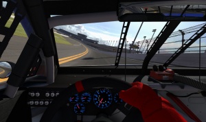 Вид из кокпита NASCAR Chevy SS Cup Вид из кокпита NASCAR Chevy SS Cup