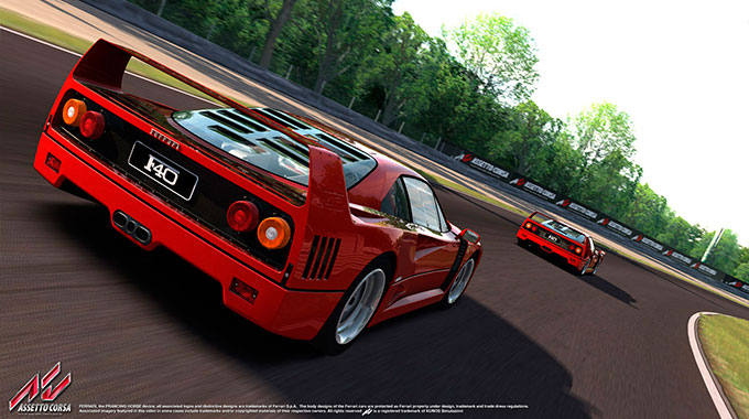 Assetto Corsa: Анонс автомобиля Ferrari F40