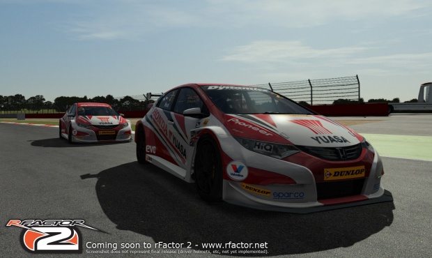 rFactor 2: Анонс автомобиля Honda Civic BTCC