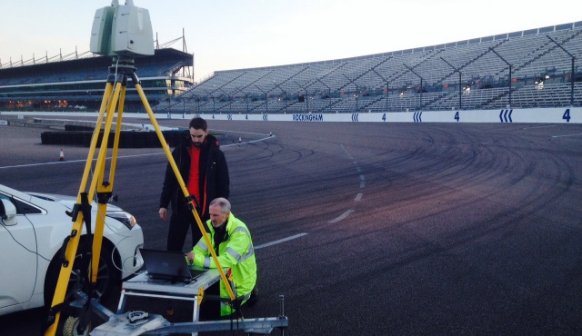 Процесс сканирования на примере трассы Rockingham Motor Speedway