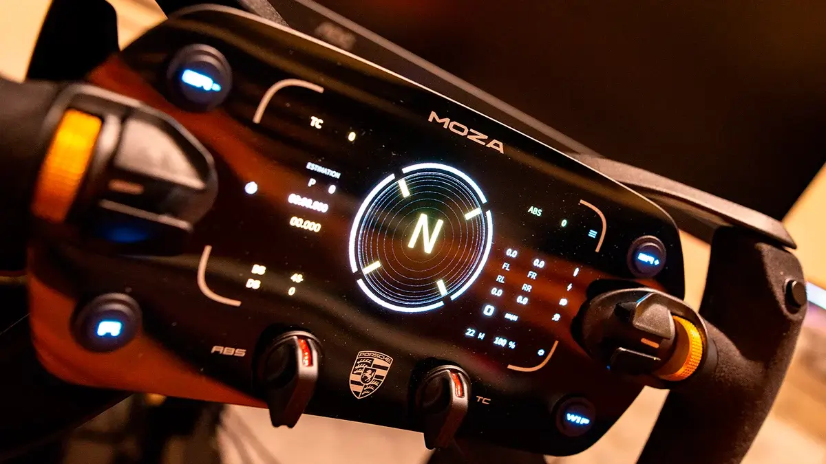 MOZA Porsche Mission R Steering Wheel: Флагман будущего