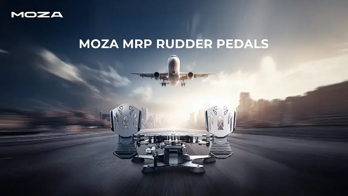 MOZA MRP Rudder Pedals для авиасимуляторов