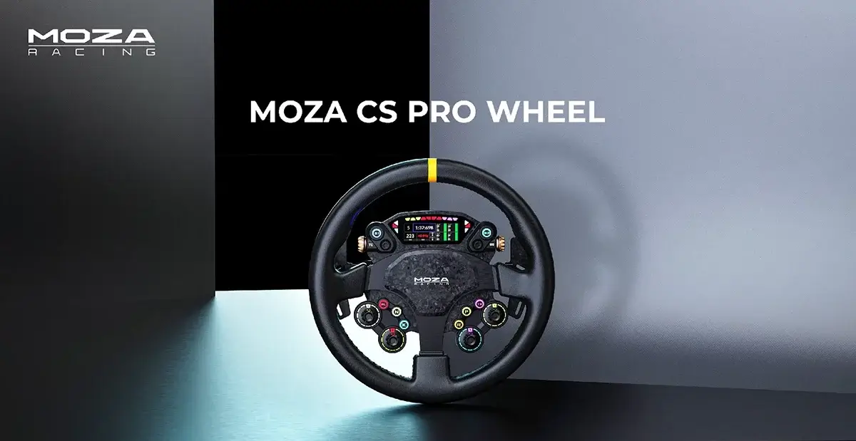 MOZA CS PRO: Новый круглый руль CS PRO
